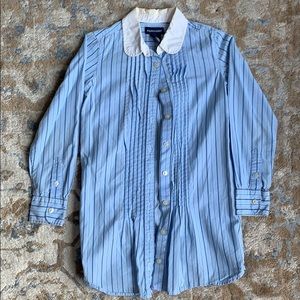 Ralph Lauren Pleat Front Oxford Tunic